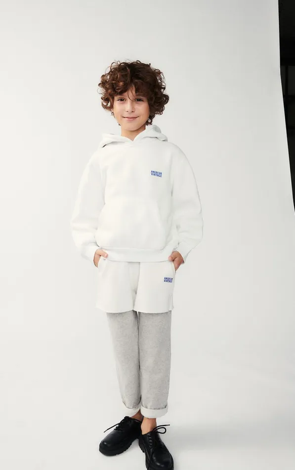 American Vintage Sweatshirts Kids Hoodie Izubird Vintage Dove American Vintage Sweatshirts Kids Hoodie Izubird Vintage Dove