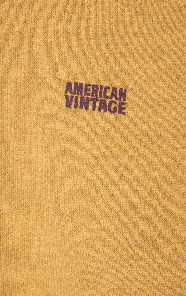 American Vintage Sweatshirts Kids Sweatshirt Doven Overdyed Curry American Vintage Sweatshirts Kids Sweatshirt Doven Overdyed Curry