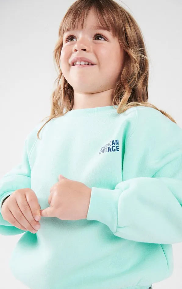 American Vintage Sweatshirts Kids Sweatshirt Izubird Vintage Ice Cold