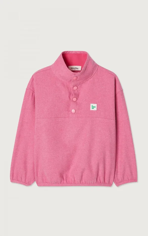American Vintage Sweatshirts Kids Top Vylow Satin Cushions Melange American Vintage Sweatshirts Kids Top Vylow Satin Cushions Melange
