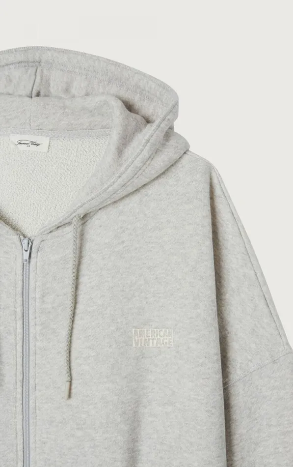 American Vintage Sweatshirts Men Hoodie Kodytown Polar Melange American Vintage Sweatshirts Men Hoodie Kodytown Polar Melange