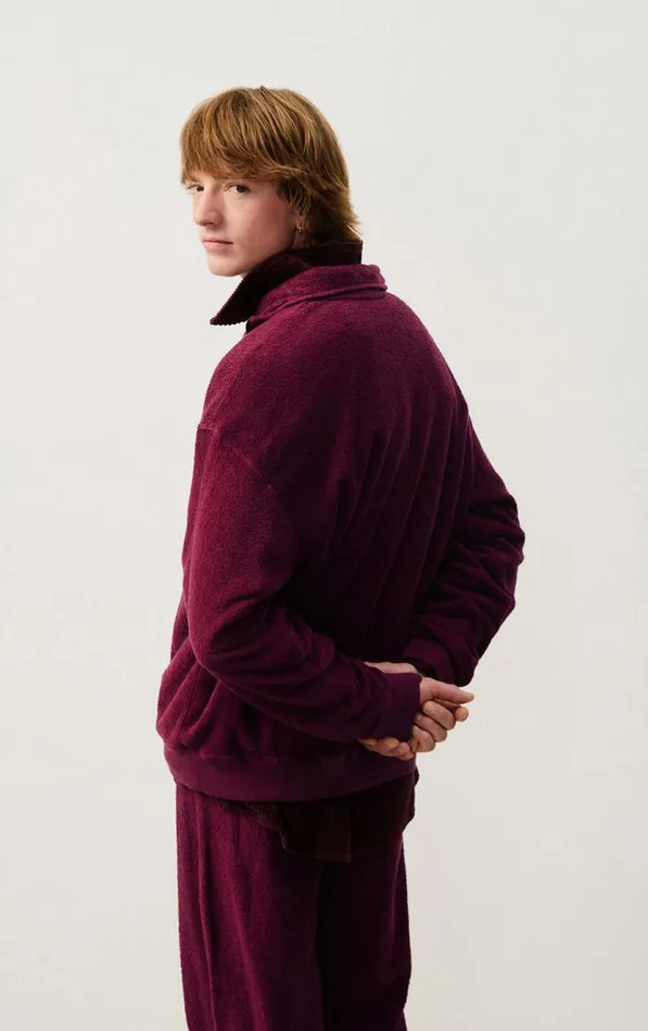 American Vintage Sweatshirts Men Sweatshirt Bobypark Burgundy