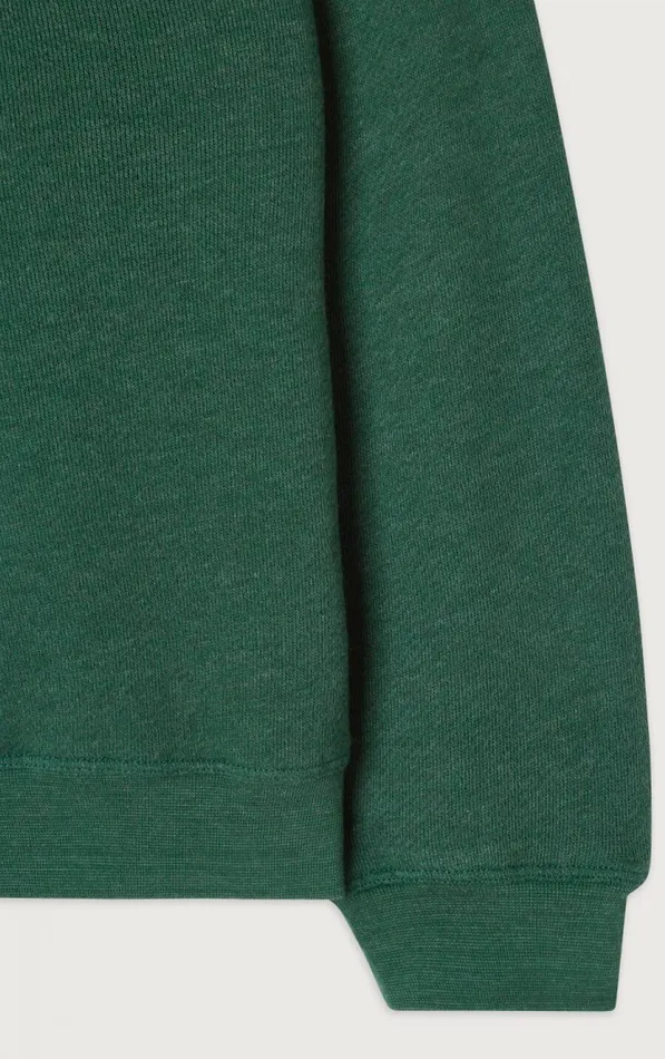 American Vintage Sweatshirts Men Sweatshirt Doven Overdyed Forest