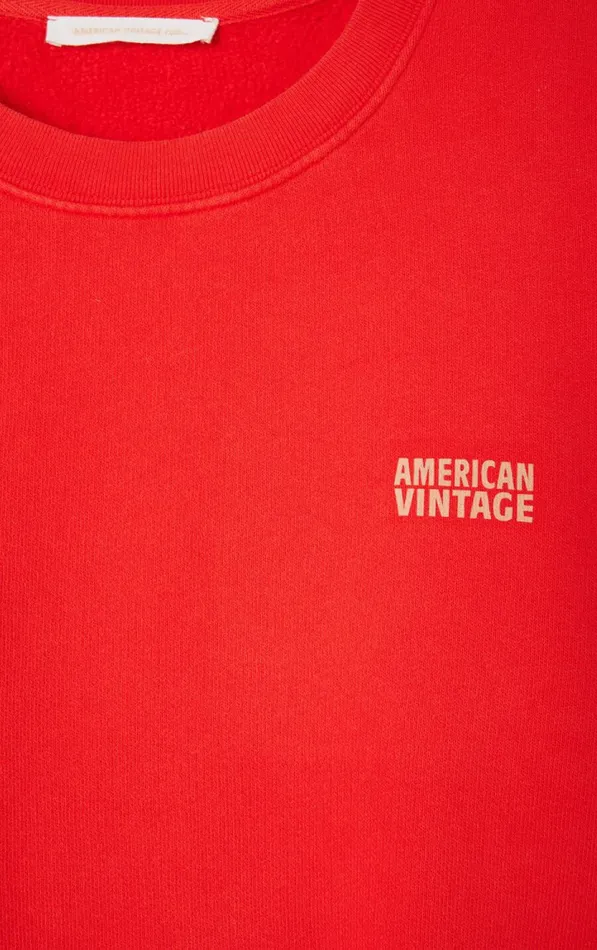 American Vintage Sweatshirts Women Sweatshirt Izubird Vintage Strawberry American Vintage Sweatshirts Women Sweatshirt Izubird Vintage Strawberry