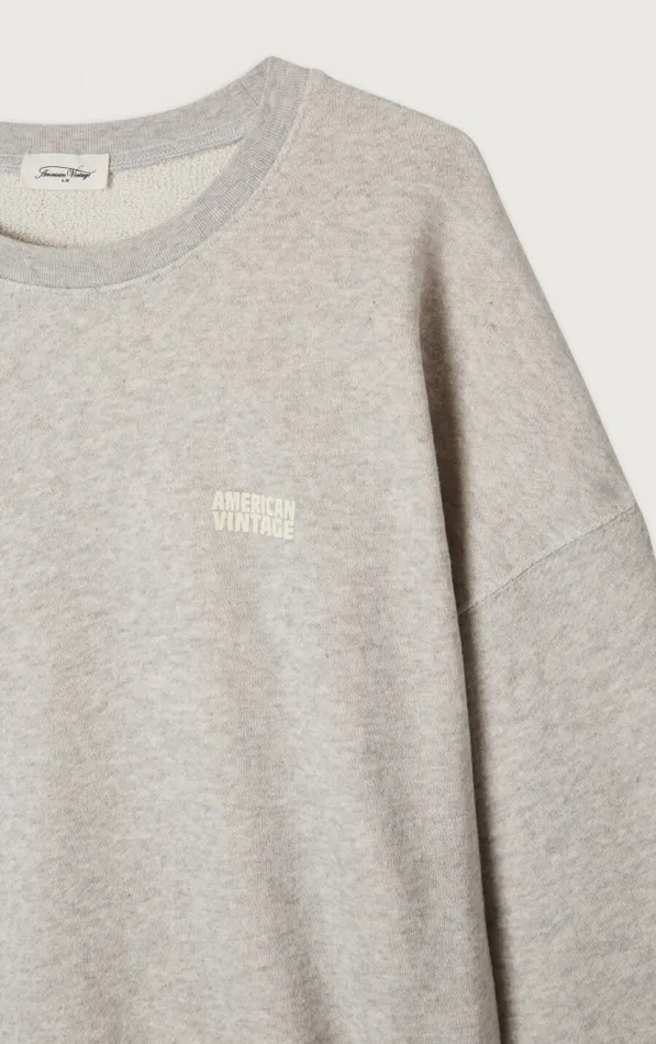 American Vintage Sweatshirts Women Sweatshirt Kodytown Polar Melange American Vintage Sweatshirts Women Sweatshirt Kodytown Polar Melange