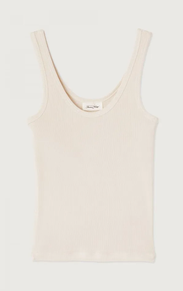 American Vintage Tops and Tanktops Women Tank Top Azyro Cream American Vintage Tops and Tanktops Women Tank Top Azyro Cream