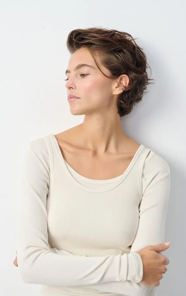 American Vintage Tops and Tanktops Women Tank Top Azyro Cream American Vintage Tops and Tanktops Women Tank Top Azyro Cream