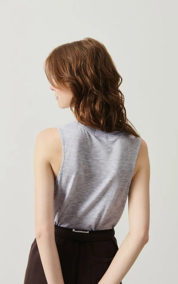 American Vintage Tops and Tanktops Women Tank Top Jacksonville Polar Melange American Vintage Tops and Tanktops Women Tank Top Jacksonville Polar Melange