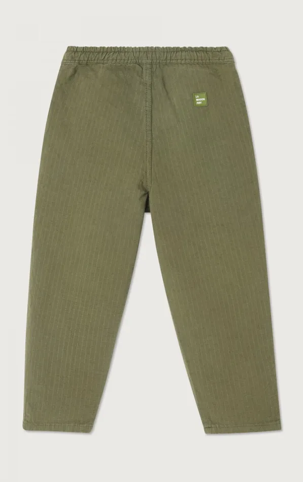 American Vintage Trousers and Shorts Kids Trousers Rygybay Khaki