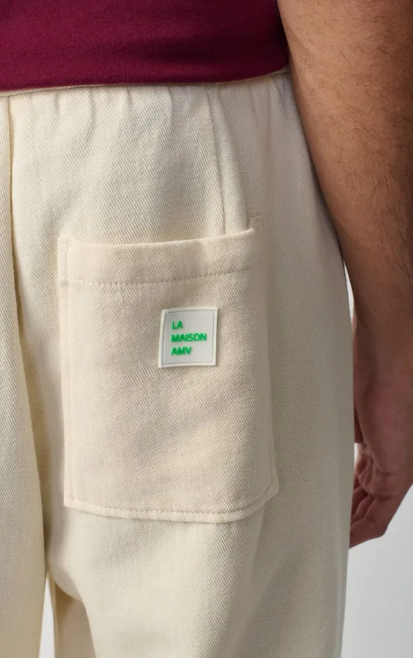 American Vintage Trousers Men Trousers Afaz Ecru