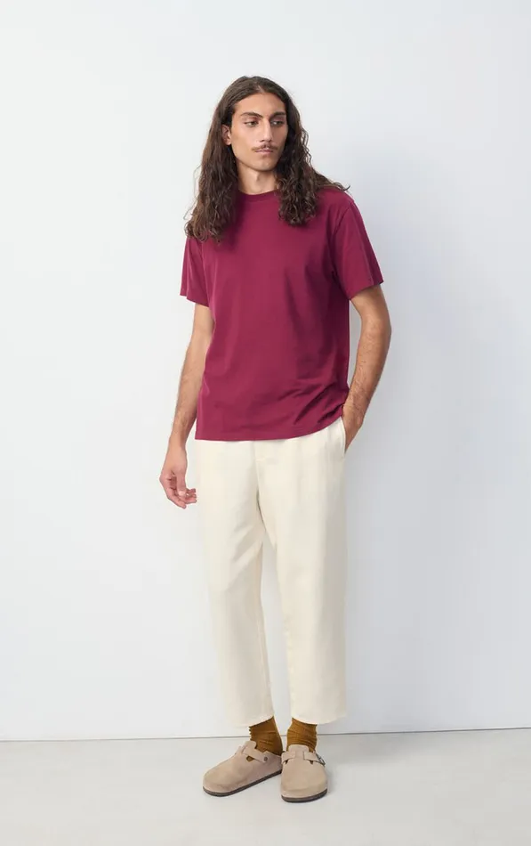 American Vintage Trousers Men Trousers Afaz Ecru