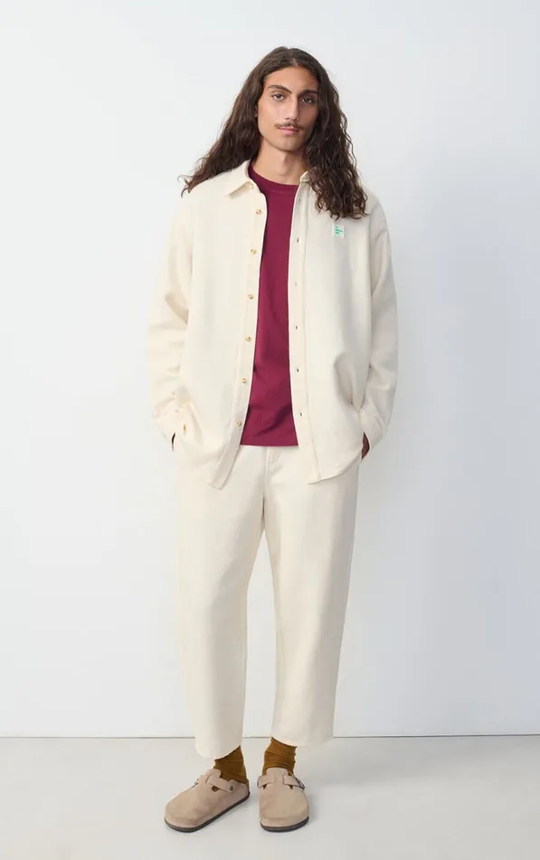 American Vintage Trousers Men Trousers Afaz Ecru