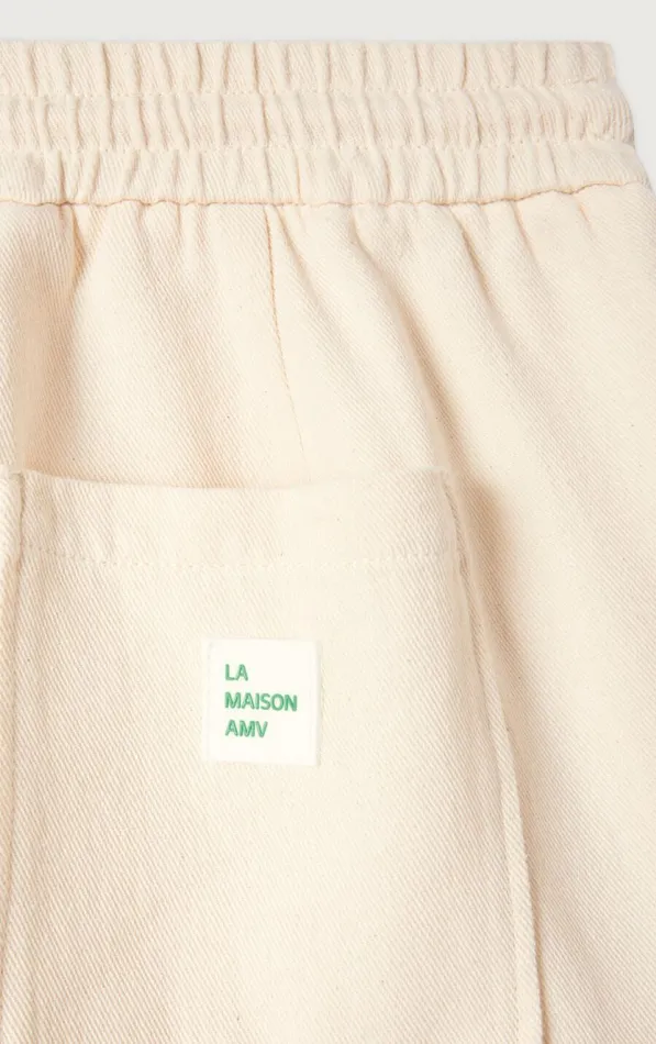 American Vintage Trousers Men Trousers Afaz Ecru