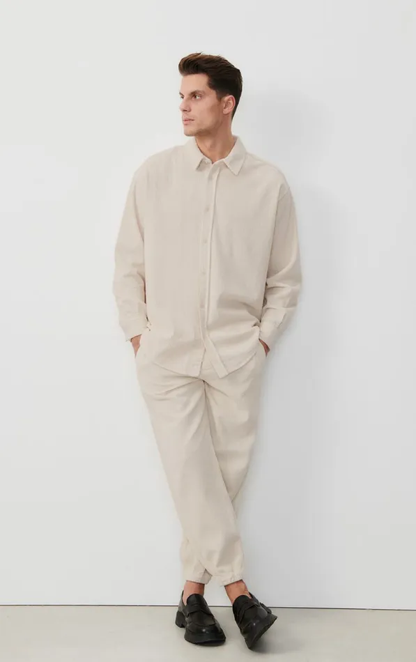 American Vintage Trousers Men Trousers Padow Ecru Vintage American Vintage Trousers Men Trousers Padow Ecru Vintage