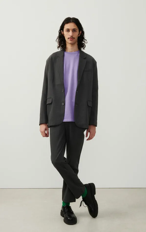 American Vintage Trousers Men Trousers Pukstreet Carbon Melange