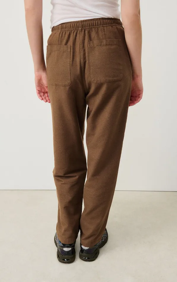 American Vintage Trousers Women Trousers Dakota Melange Candied Chestnut