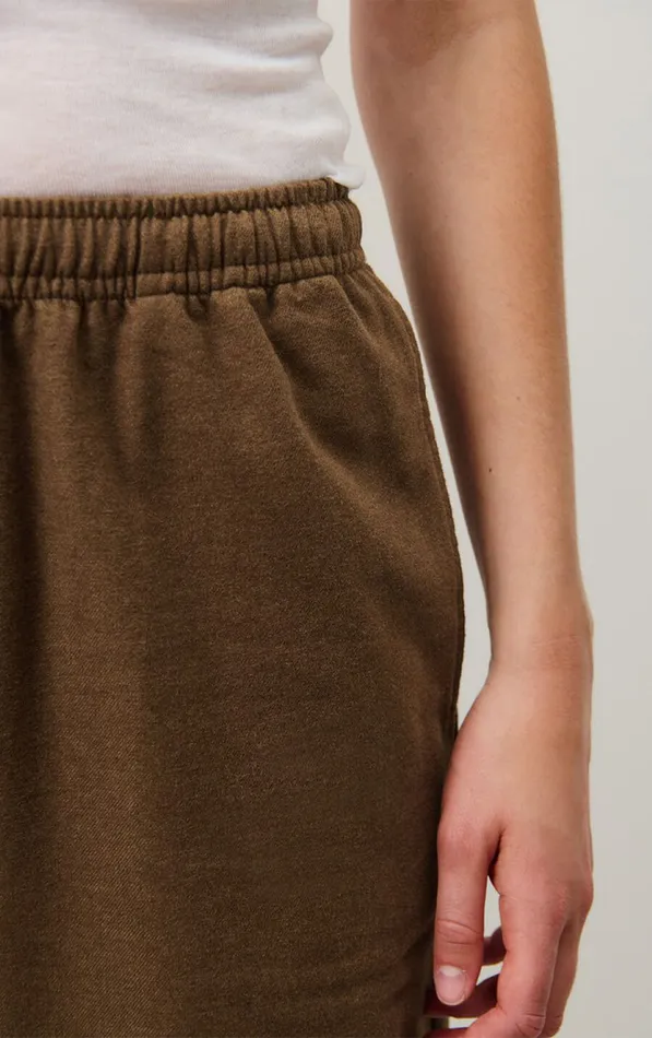 American Vintage Trousers Women Trousers Dakota Melange Candied Chestnut