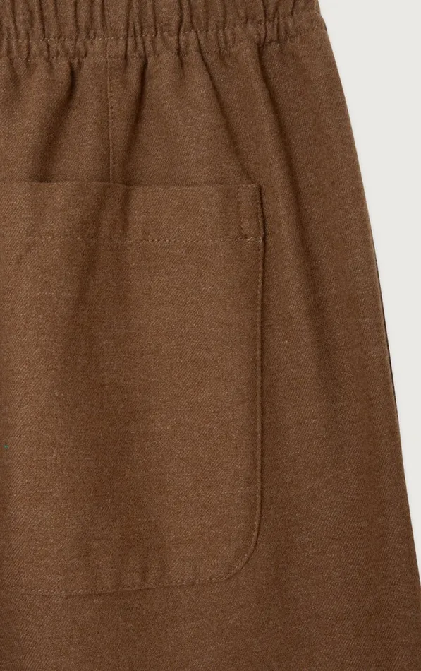 American Vintage Trousers Women Trousers Dakota Melange Candied Chestnut