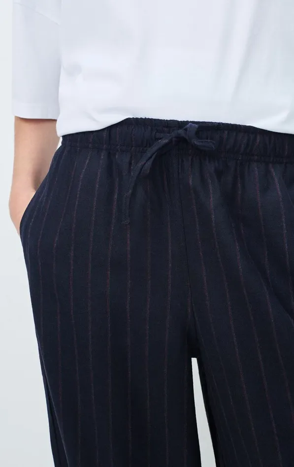 American Vintage Trousers Women Trousers Dirow Navy Stripes