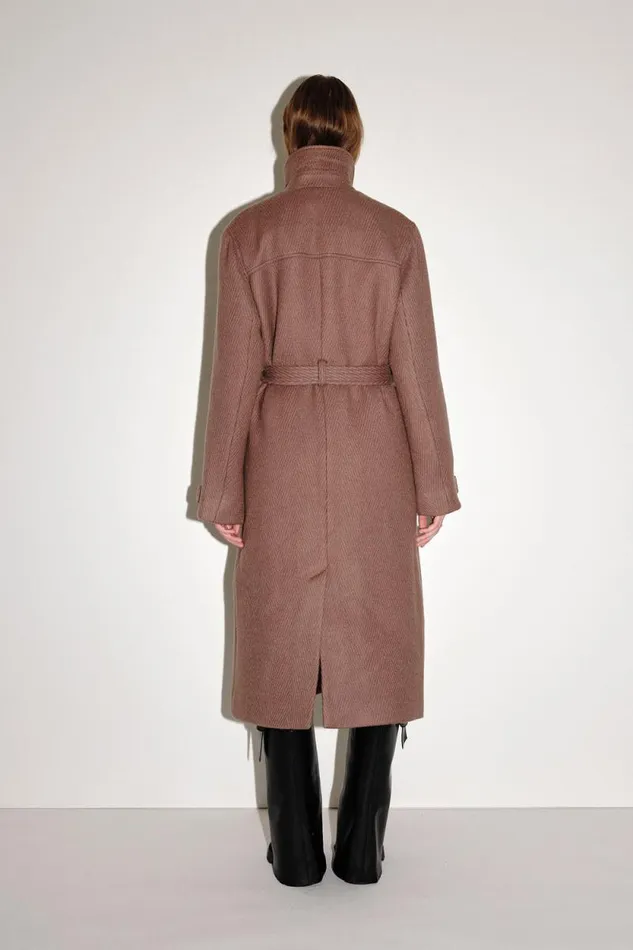 Amora Wool 8211 Taupe Gray Women Won Hundred Coats Jackets and Blazers