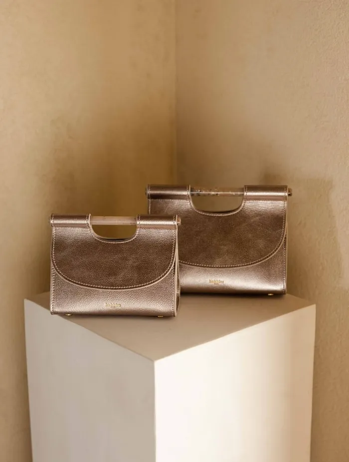 Ancne Mini Antique Gold Women Bobbies Bags