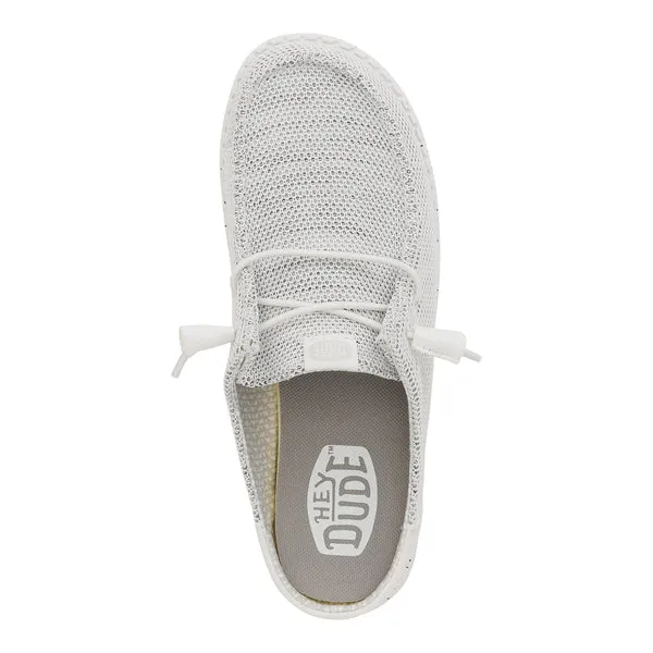Apparel Wendy Slip Stretch Sox Stone White Mules heydude