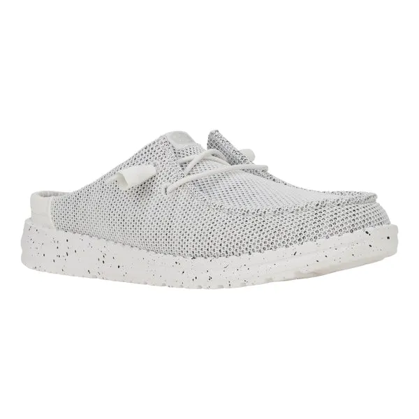 Apparel Wendy Slip Stretch Sox Stone White Mules heydude