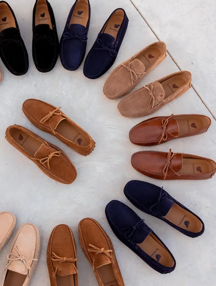 Ayrton Navy Blue Men Bobbies Loafers