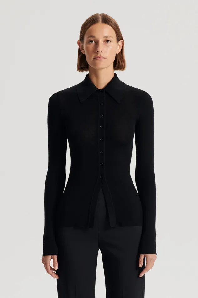 Babywool BABYWOOL CARDIGAN BLACK ALL 8211 Scanlan Theodore Women Babywool BABYWOOL CARDIGAN BLACK ALL 8211 Scanlan Theodore Women