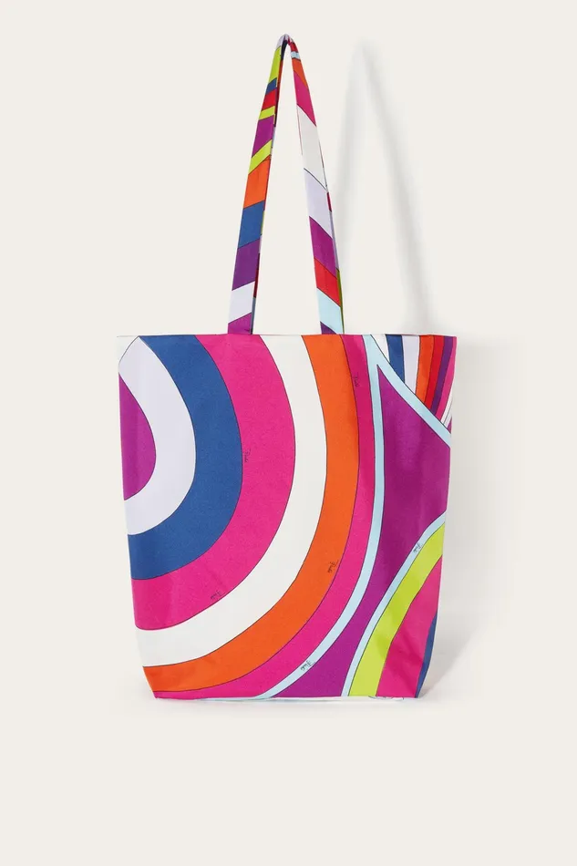 Bags Women PUCCI IridePrint SilkTwill Shopper Bag