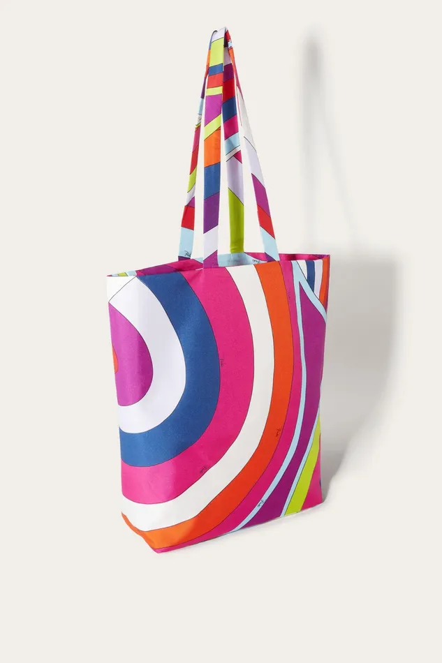 Bags Women PUCCI IridePrint SilkTwill Shopper Bag