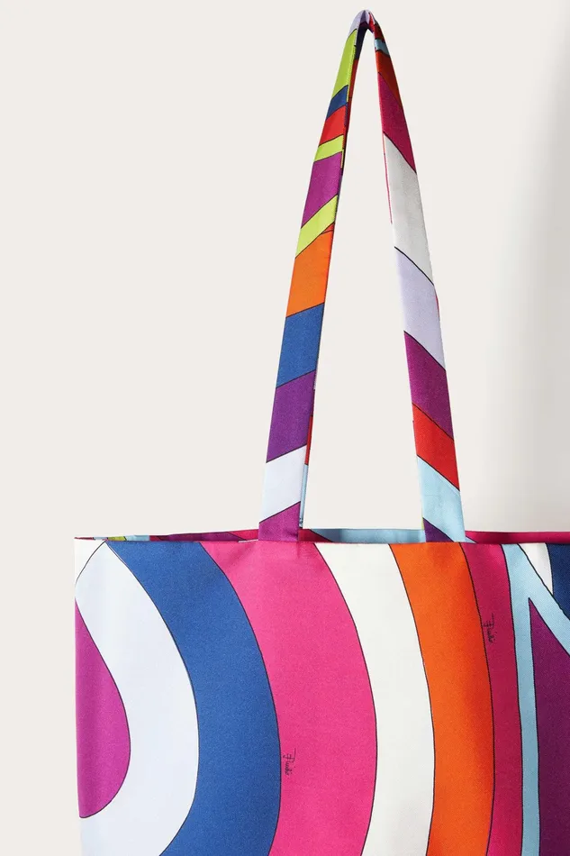 Bags Women PUCCI IridePrint SilkTwill Shopper Bag