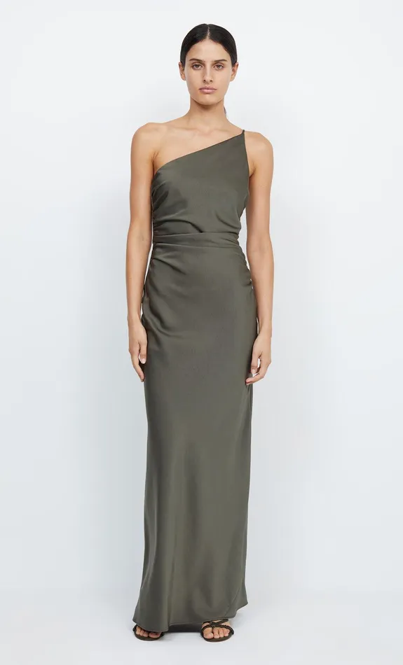 Bec Bridge Bridesmaids Dresses ETERNITY ASYM MAXI DRESS Dark Willow 8211 Women