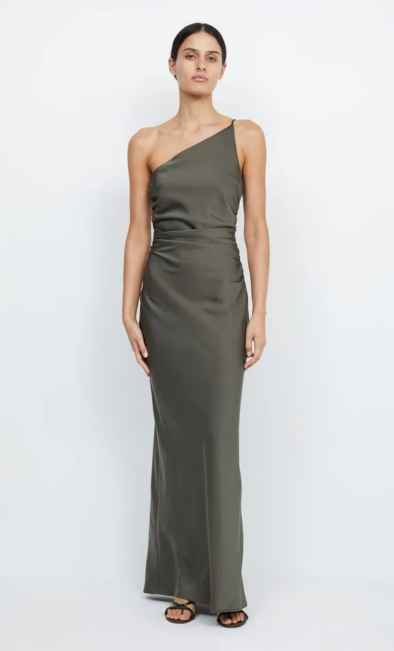 Bec Bridge Bridesmaids Dresses ETERNITY ASYM MAXI DRESS Dark Willow 8211 Women