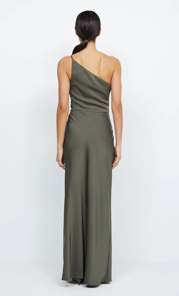 Bec Bridge Bridesmaids Dresses ETERNITY ASYM MAXI DRESS Dark Willow 8211 Women