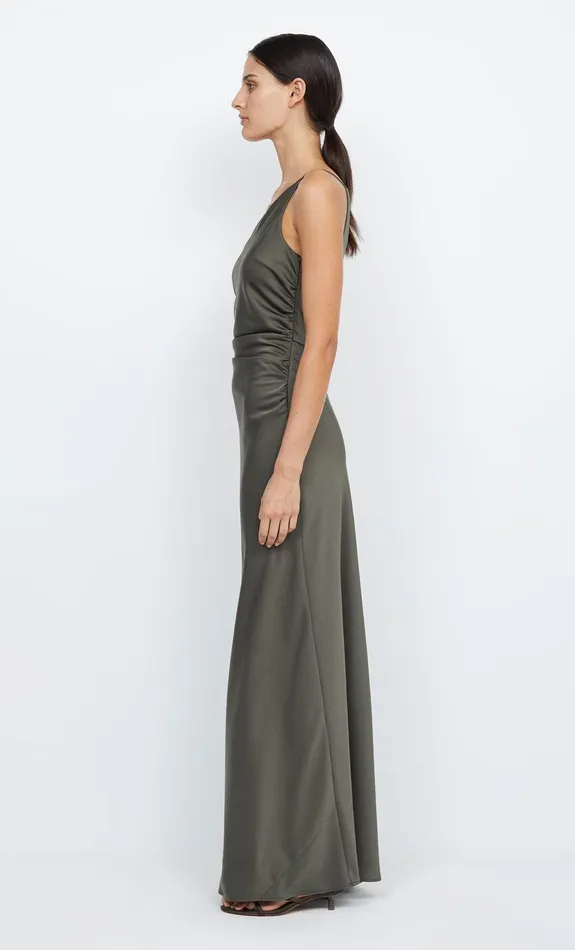 Bec Bridge Bridesmaids Dresses ETERNITY ASYM MAXI DRESS Dark Willow 8211 Women