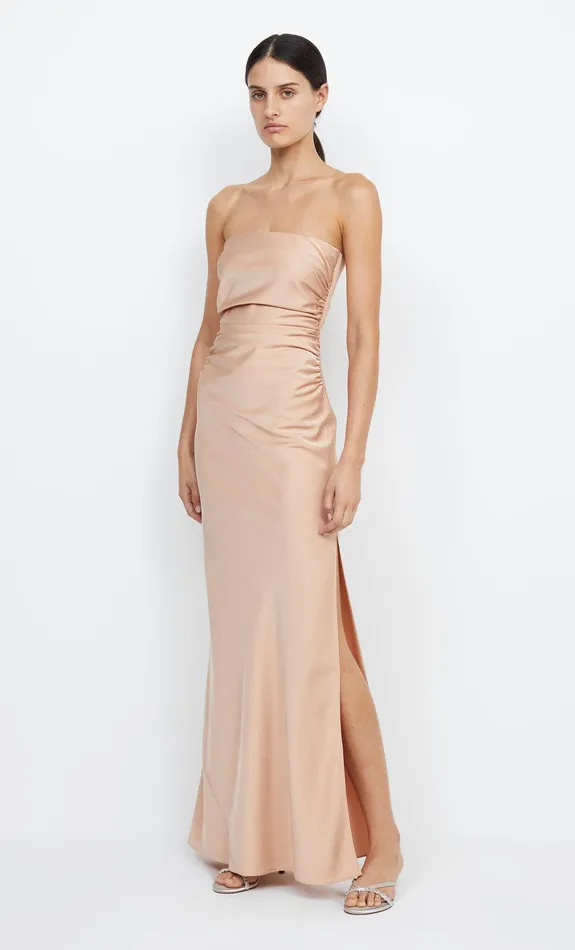Bec Bridge Bridesmaids Dresses ETERNITY STRAPLESS MAXI Rose Gold 8211 Women