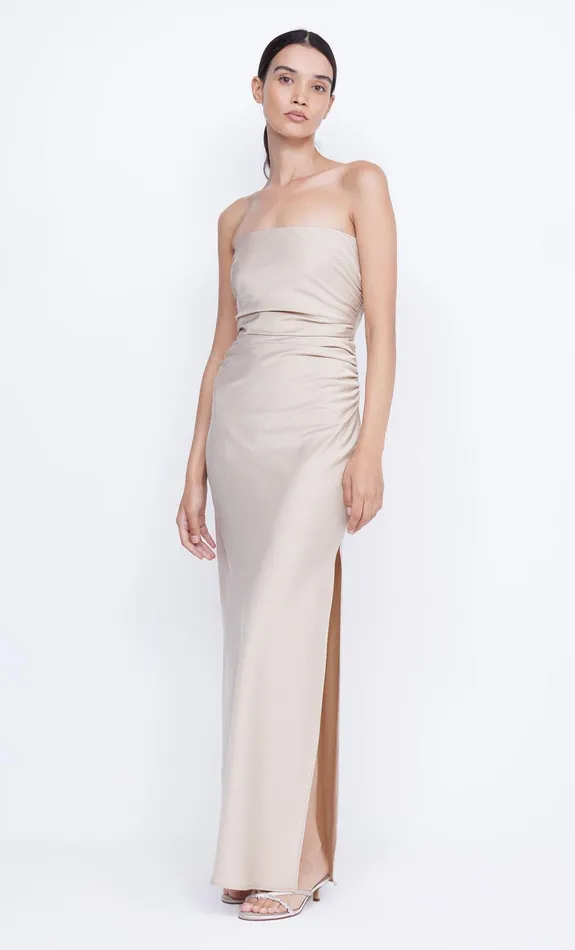 Bec Bridge Bridesmaids Dresses ETERNITY STRAPLESS MAXI Sand 8211 Women