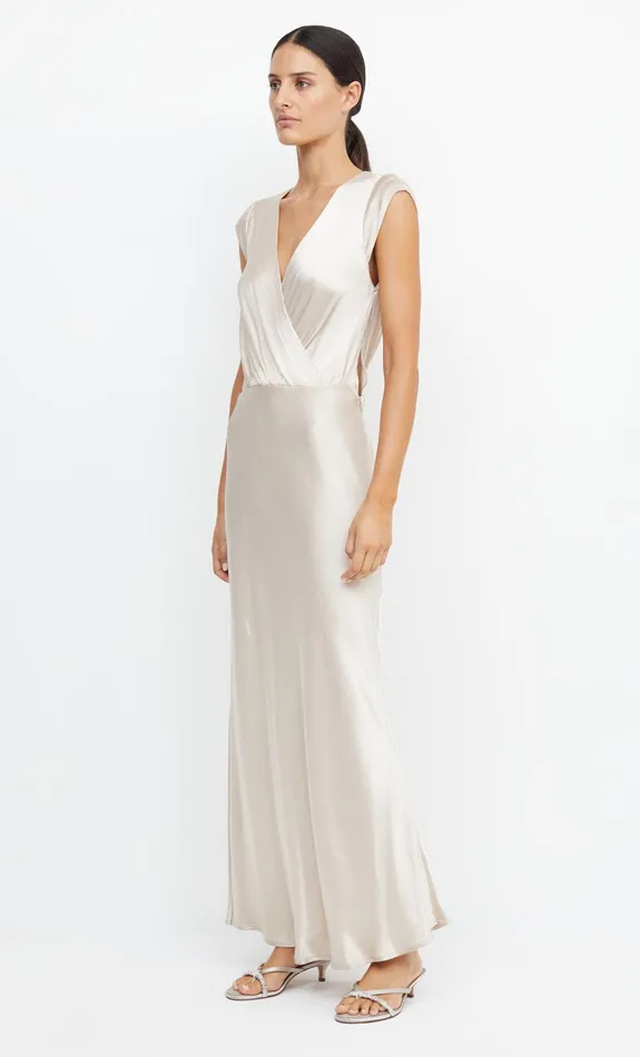Bec Bridge Bridesmaids Dresses MOON DANCE MAXI DRESS Sand 8211 Women