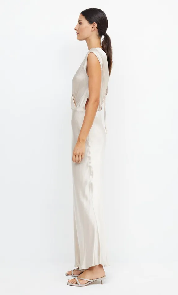 Bec Bridge Bridesmaids Dresses MOON DANCE MAXI DRESS Sand 8211 Women