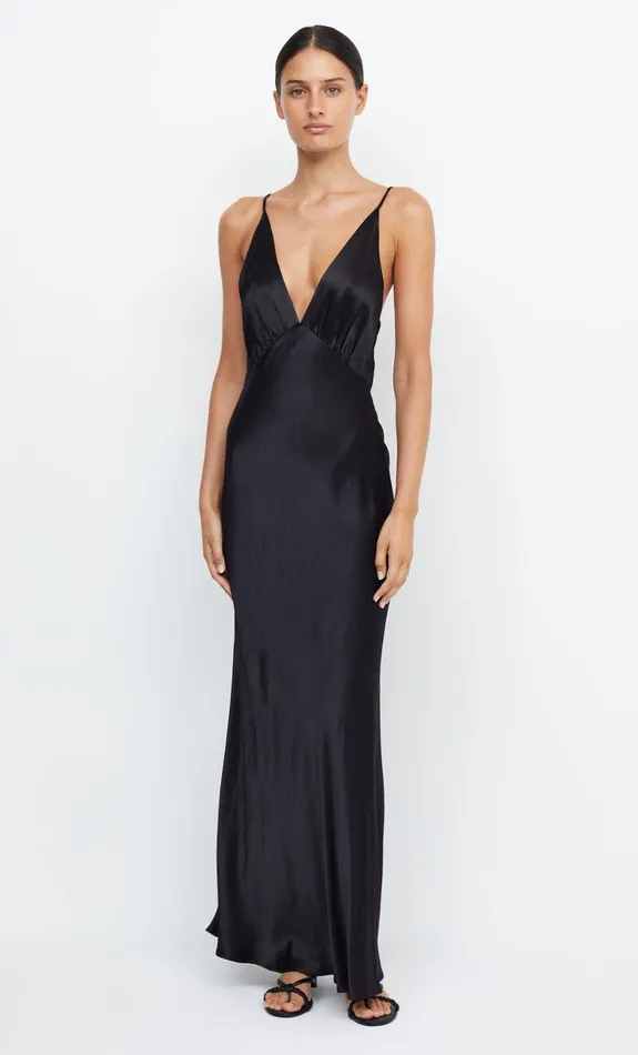 Bec Bridge Bridesmaids Dresses MOON DANCE V MAXI DRESS Black 8211 Women