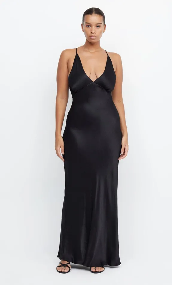 Bec Bridge Bridesmaids Dresses MOON DANCE V MAXI DRESS Black 8211 Women