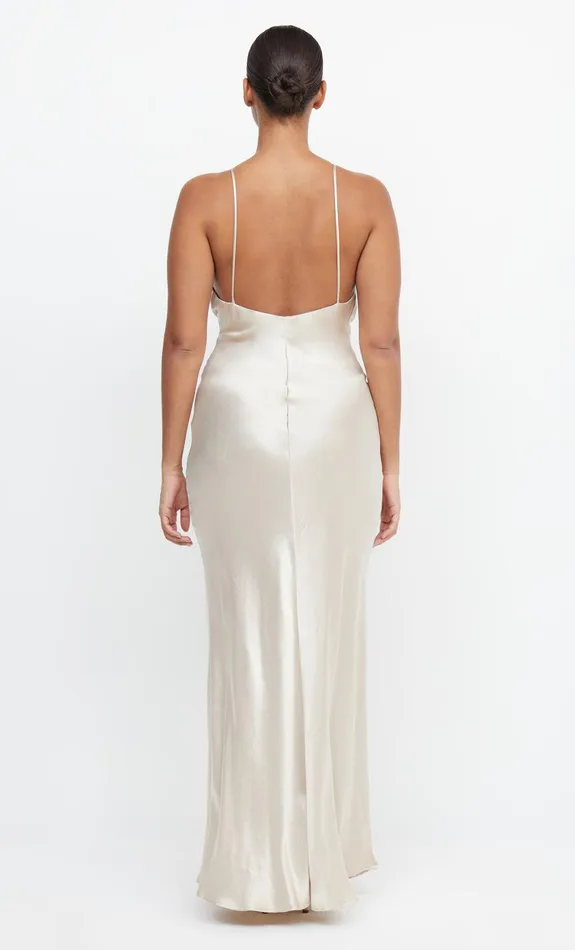 Bec Bridge Bridesmaids Dresses MOON DANCE V MAXI DRESS Sand 8211 Women
