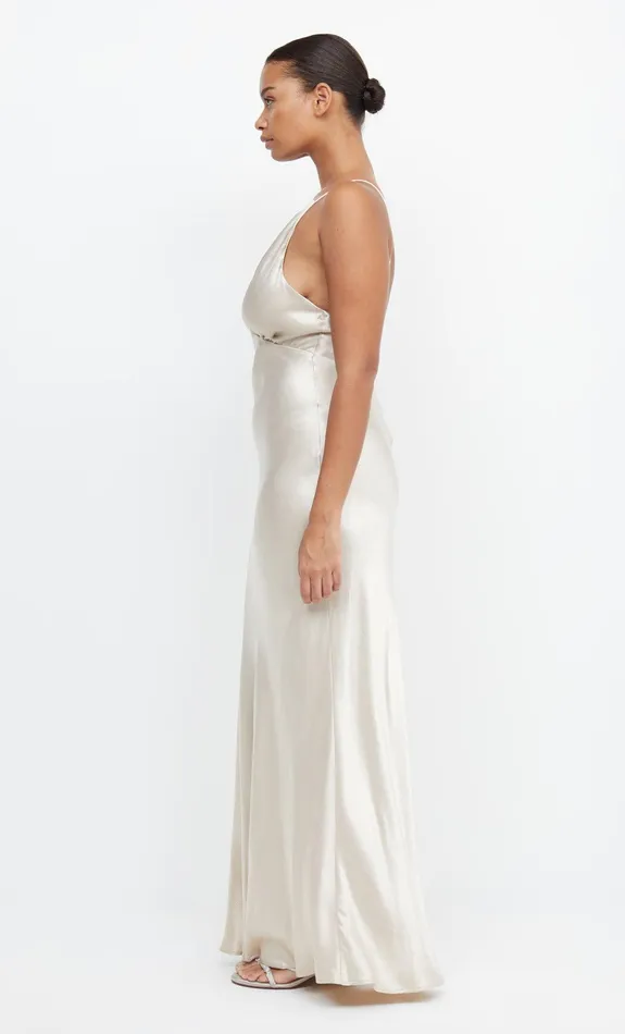Bec Bridge Bridesmaids Dresses MOON DANCE V MAXI DRESS Sand 8211 Women