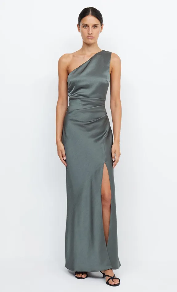 Bec Bridge Bridesmaids Dresses THE DREAMER ASYM DRESS Dark Willow 8211 Women