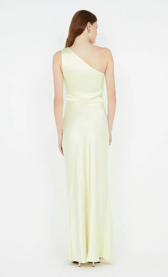 Bec Bridge Bridesmaids Dresses THE DREAMER ASYM DRESS Ice Yellow 8211 Women