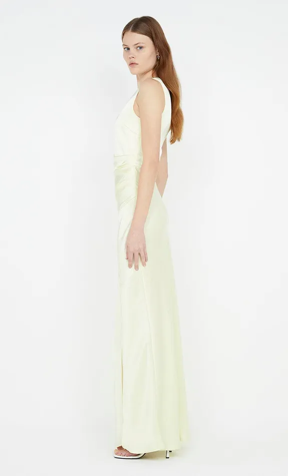 Bec Bridge Bridesmaids Dresses THE DREAMER ASYM DRESS Ice Yellow 8211 Women