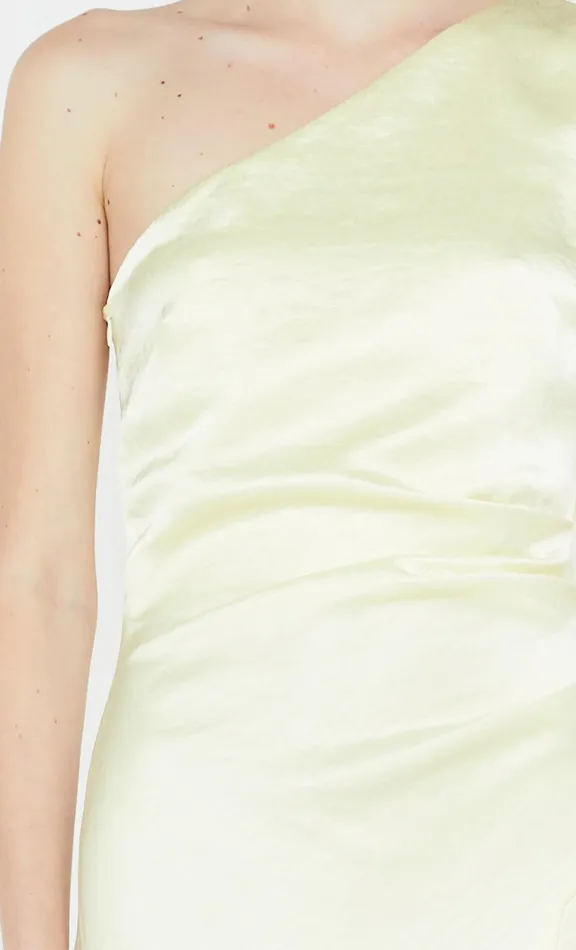 Bec Bridge Bridesmaids Dresses THE DREAMER ASYM DRESS Ice Yellow 8211 Women
