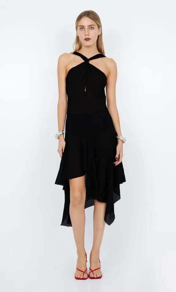 Bec Bridge Dresses AIDA HALTER DRESS Black 8211 Women