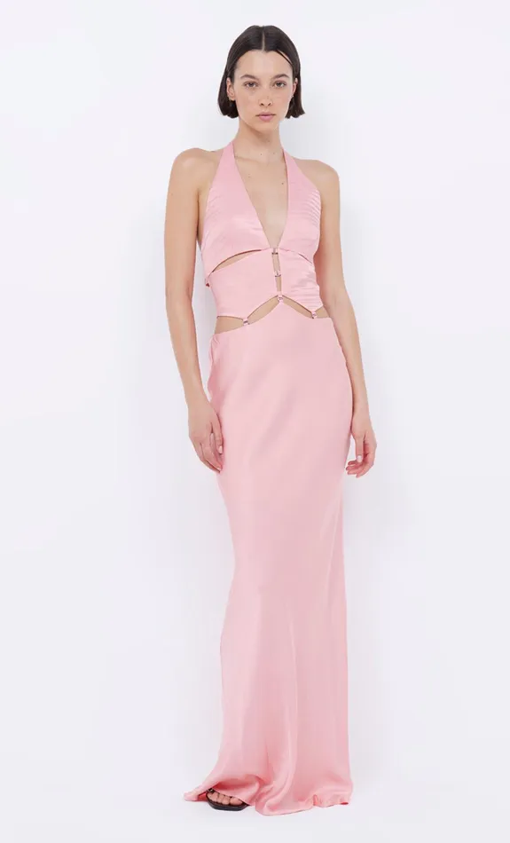 Bec Bridge Dresses ALABAMA HALTER DRESS Pink Sherbet 8211 Women